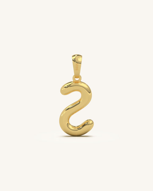 S Initial Pendant