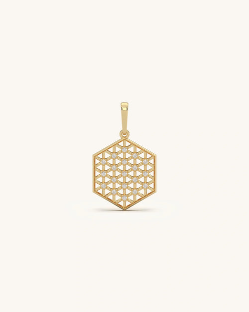 Hexa Pattern Pendant