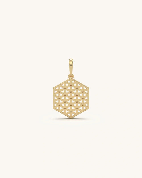 Hexa Pattern Pendant
