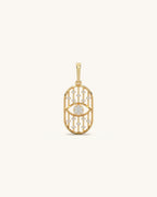 Evil Eye Grid Pendant