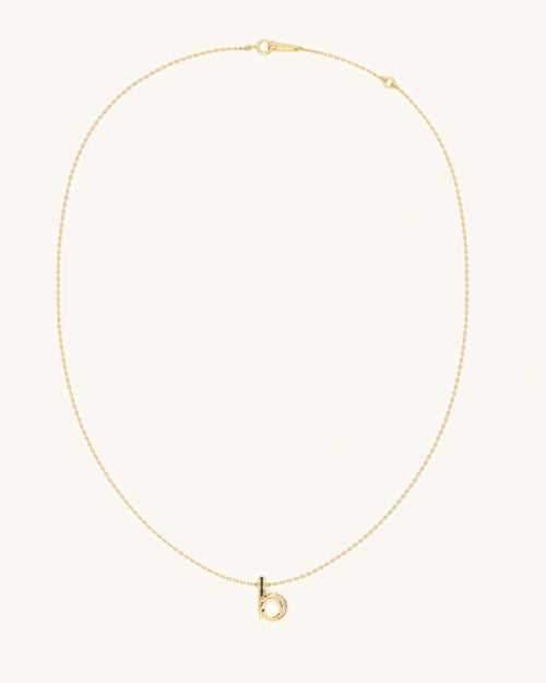 B Loop Necklace