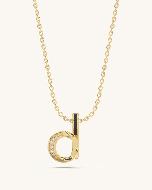 D Swirl Necklace