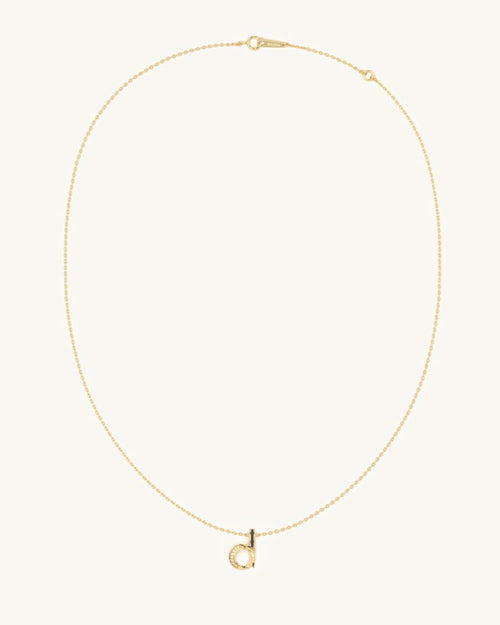 D Swirl Necklace