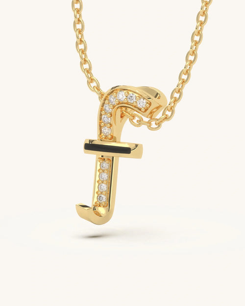 F Bar Necklace