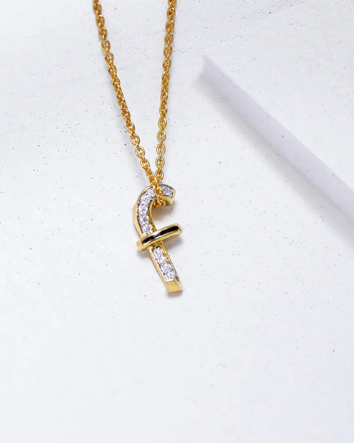 F Bar Necklace