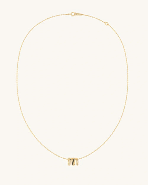 M Arch Necklace