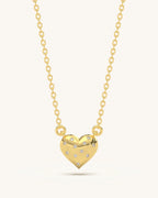 Dot Heart Necklace