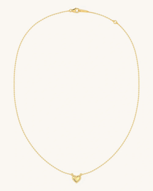 Dot Heart Necklace