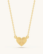 Textured Heart Necklace