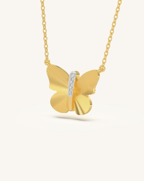 Radiant Butterfly Necklace