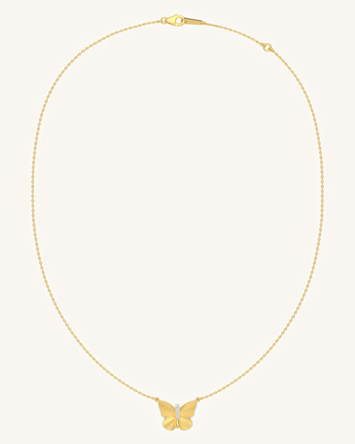 Radiant Butterfly Necklace