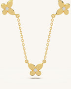 Petal Butterfly Necklace