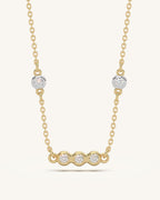 Bezel Circle Necklace