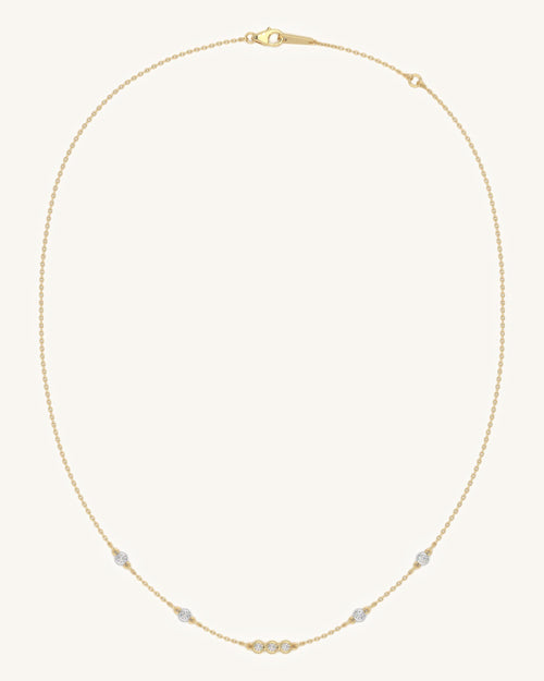 Bezel Circle Necklace