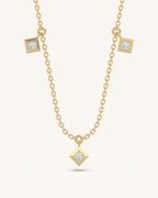 Square Drop Necklace