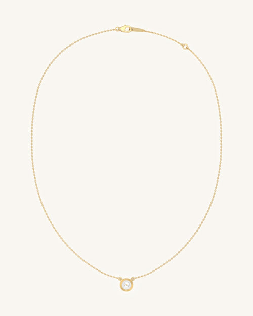 Sunburst Pearl Necklace