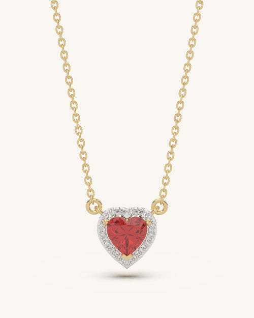 Heart Halo Necklace