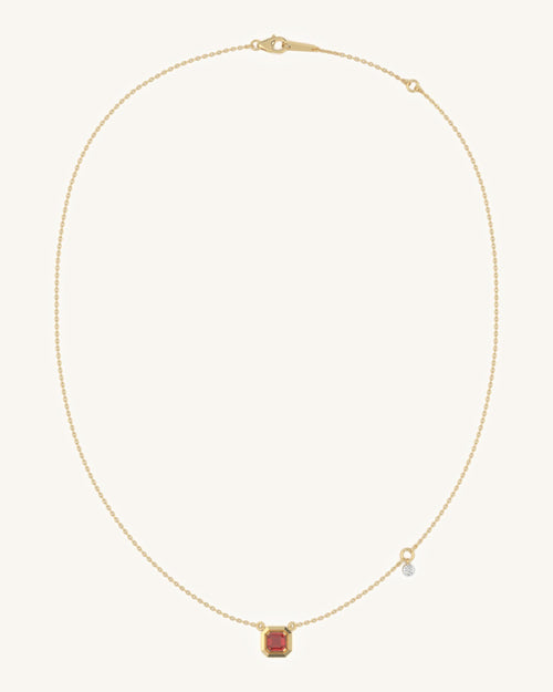 Ruby Accent Necklace