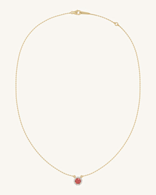 Halo Green Necklace
