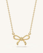 Mini Gold Plated Silver Bow