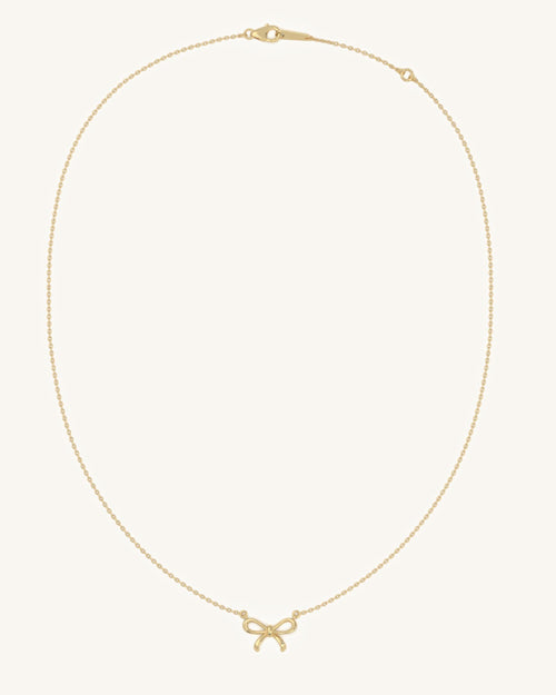 Mini Gold Plated Silver Bow