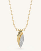Gold Curve Pendant