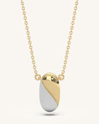 Oval Contrast Pendant