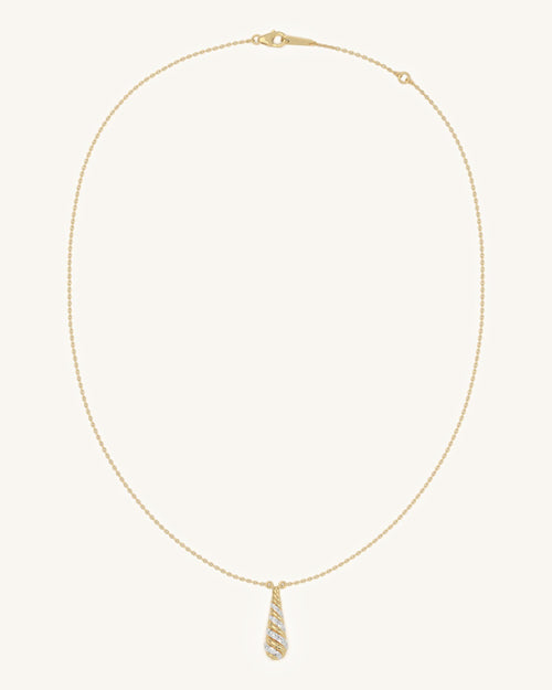 Twist Drop Necklace