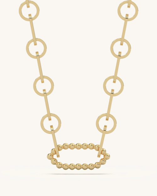Beaded Circle Necklace