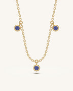 Blue Dangle Necklace
