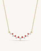 Red White Festive Necklace