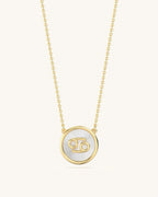 Cancer Gold Necklace