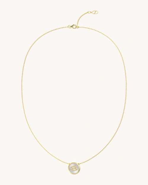 Cancer Gold Necklace