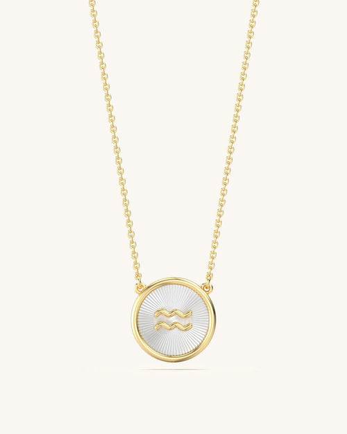 Aquarius Charm Necklace