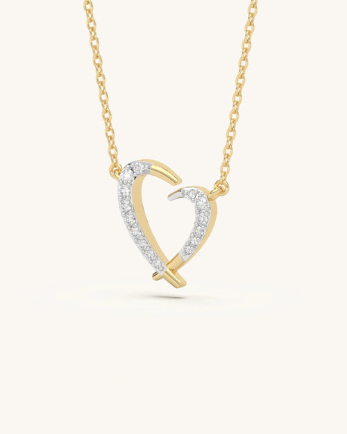 Open Heart Necklace