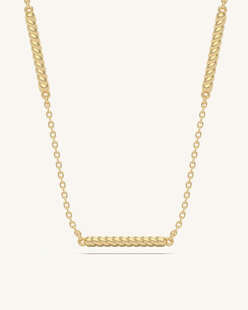 Textured Gold Chain