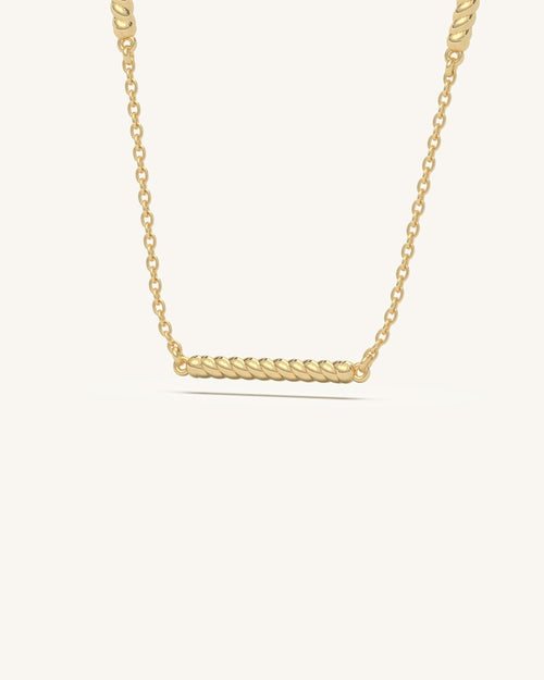 Textured Gold Chain