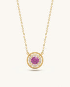 Radiant Circle Necklace