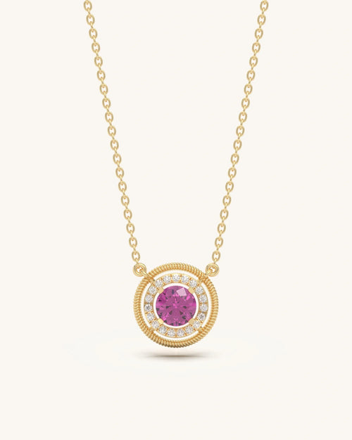Radiant Circle Necklace