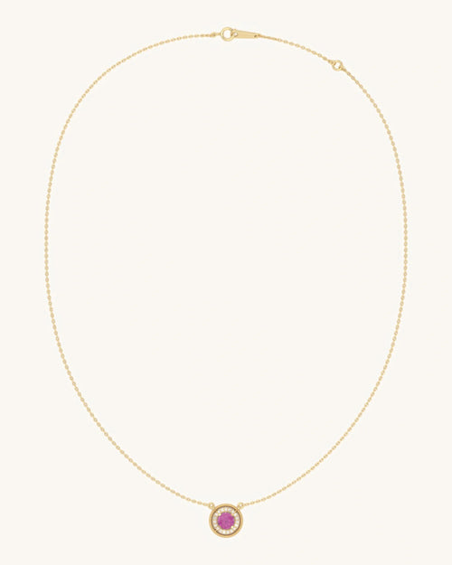 Radiant Circle Necklace