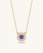 Violet Bloom Pendant