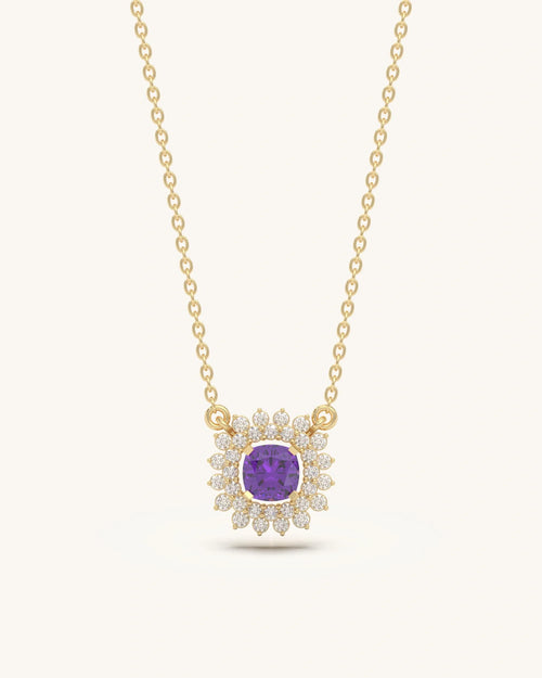 Violet Bloom Pendant