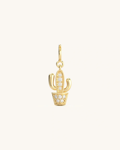 Cactus Diamond Charm