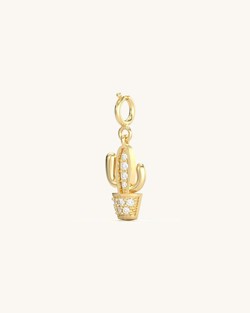 Cactus Diamond Charm