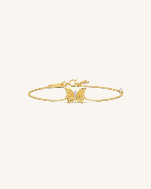 Gold Butterfly Bracelet