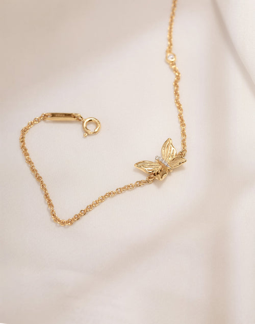 Gold Butterfly Bracelet