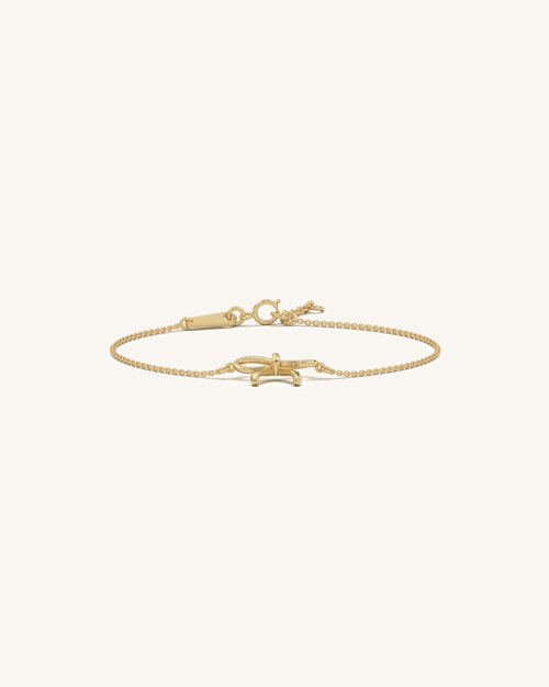 Outline Bow Bracelet