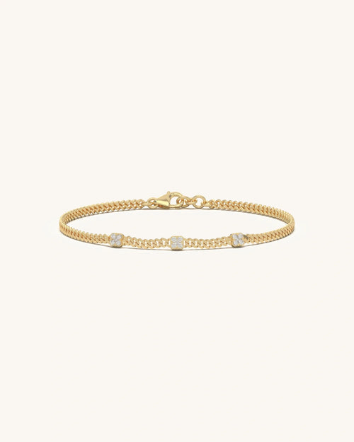 Floral Sparkle Bracelet