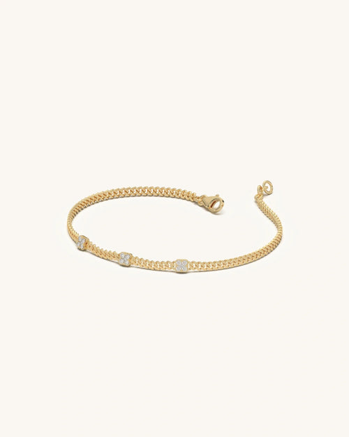 Floral Sparkle Bracelet