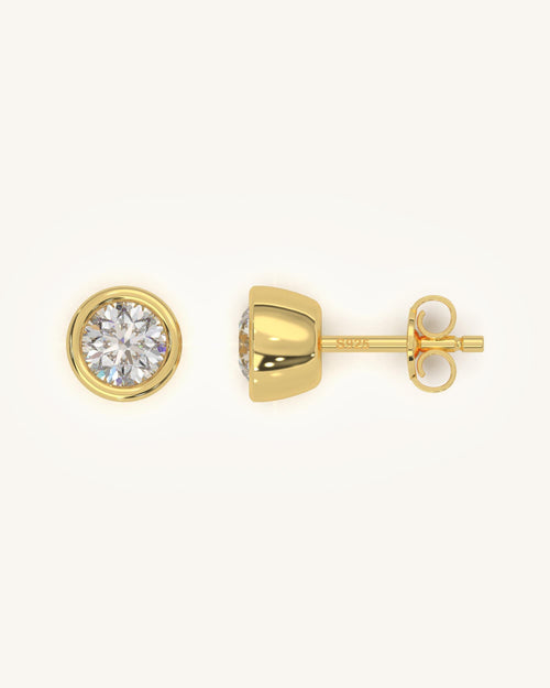 Round Shine Earrings